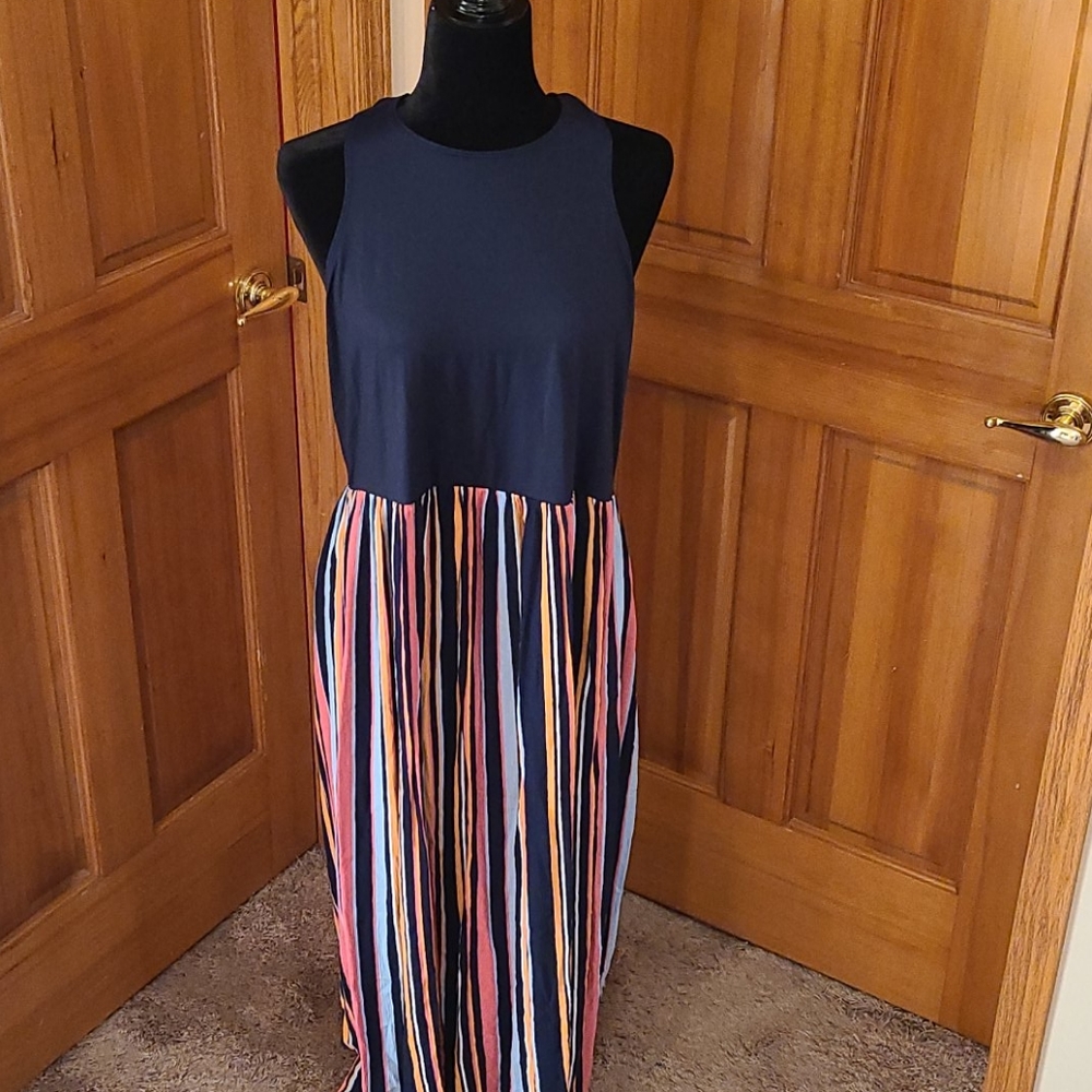 Loft Racerback Maxi Dress